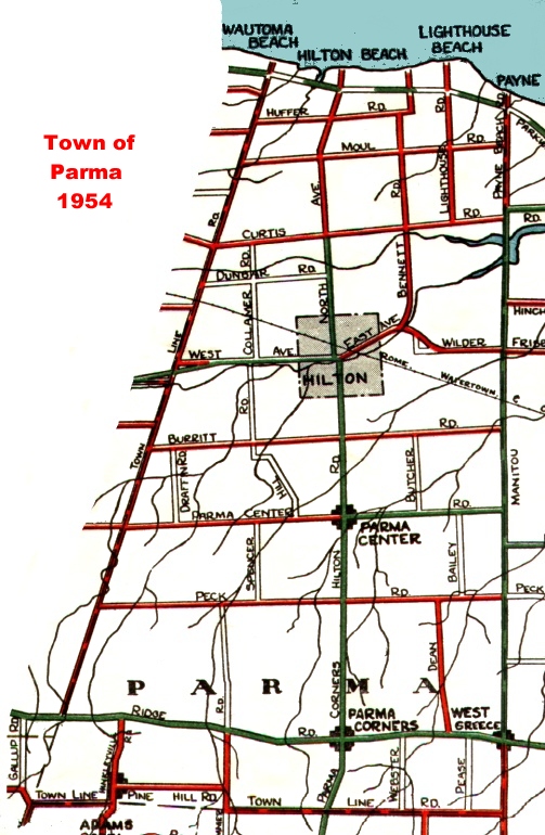 Parma, NY in 1954