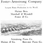 Foster-Armstrong Co. - Pianos