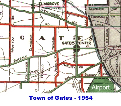 Gates, NY in 1954