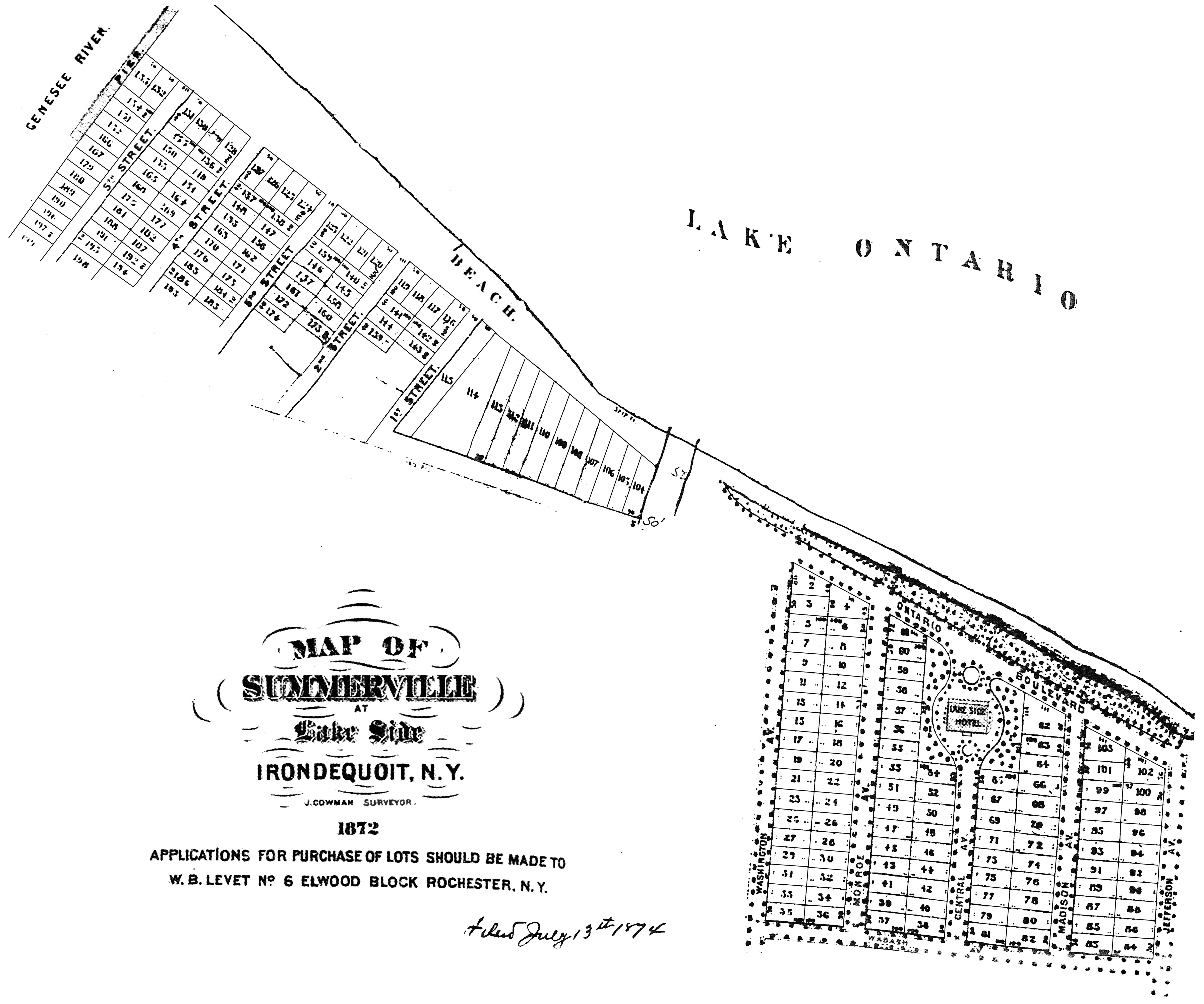 Summerville Map 1872