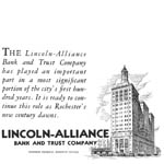 Lincoln-Alliance Bank ad - 1934