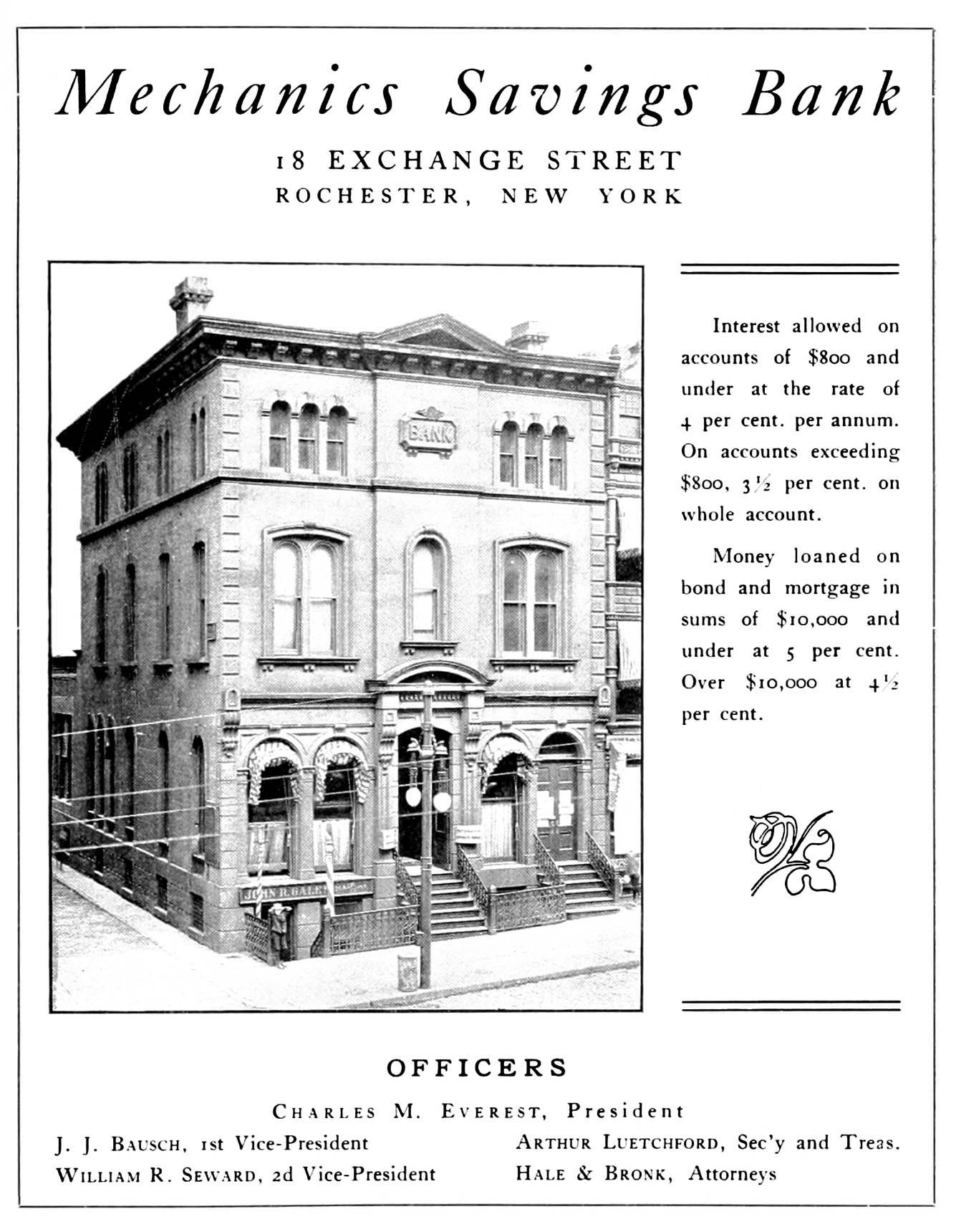 Mechanics Savings Bank - 1904