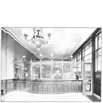 Merchants Bank - interior - 1904