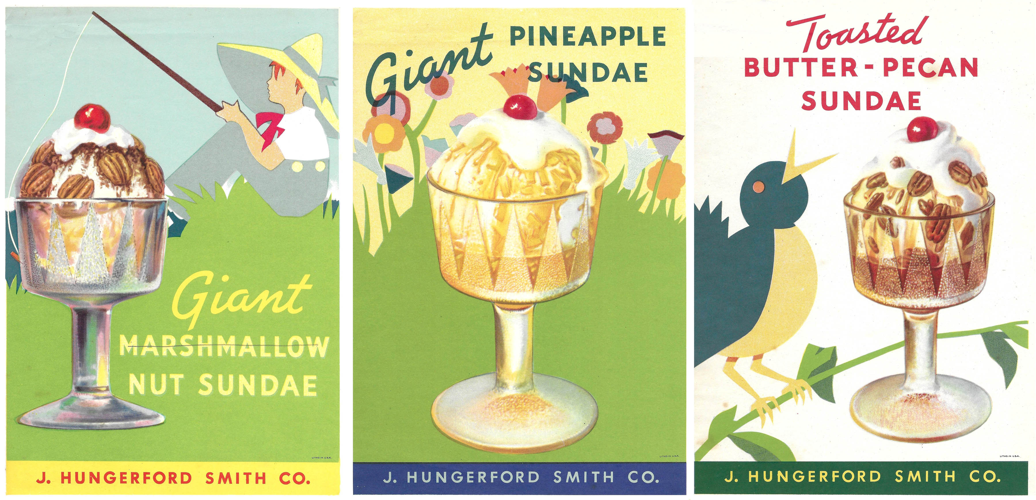 3 Sundae Posters