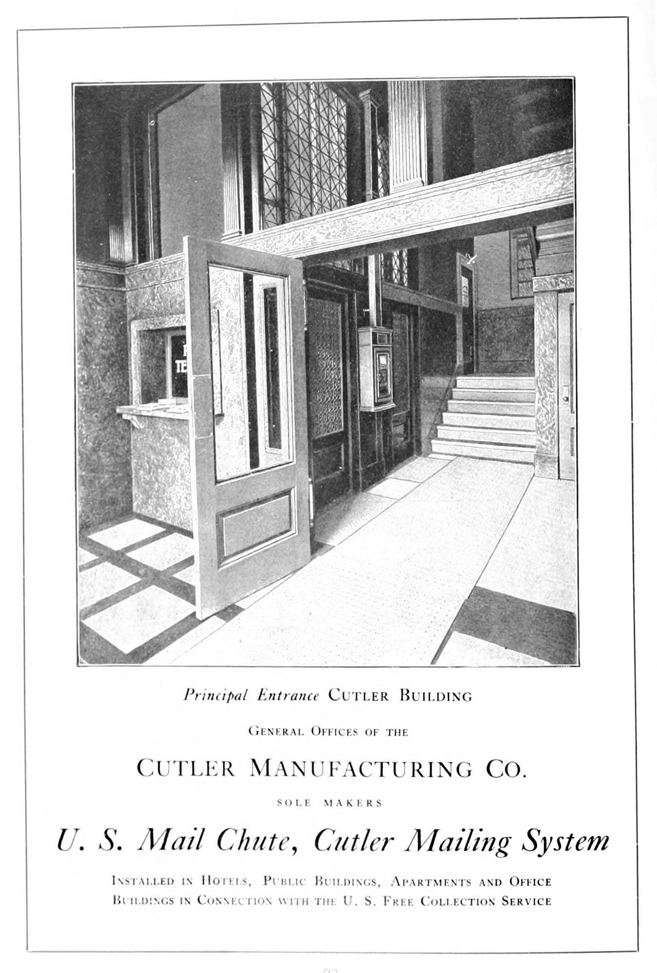 Cutler Manu. Co. - Mail Chutes
