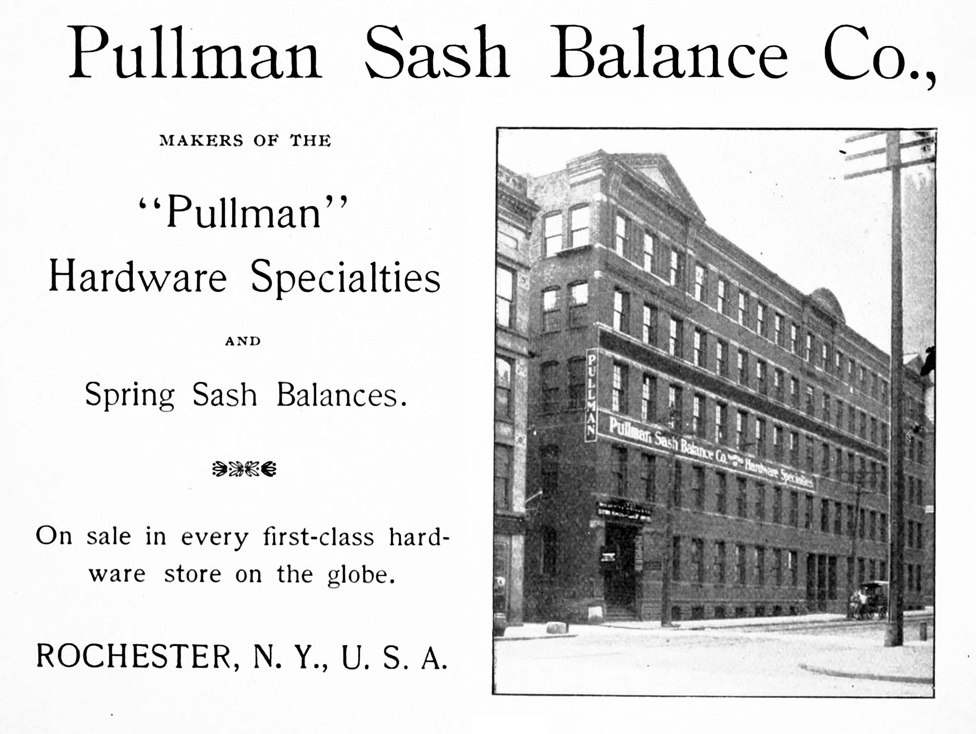Pullman Sash Balance Co.
