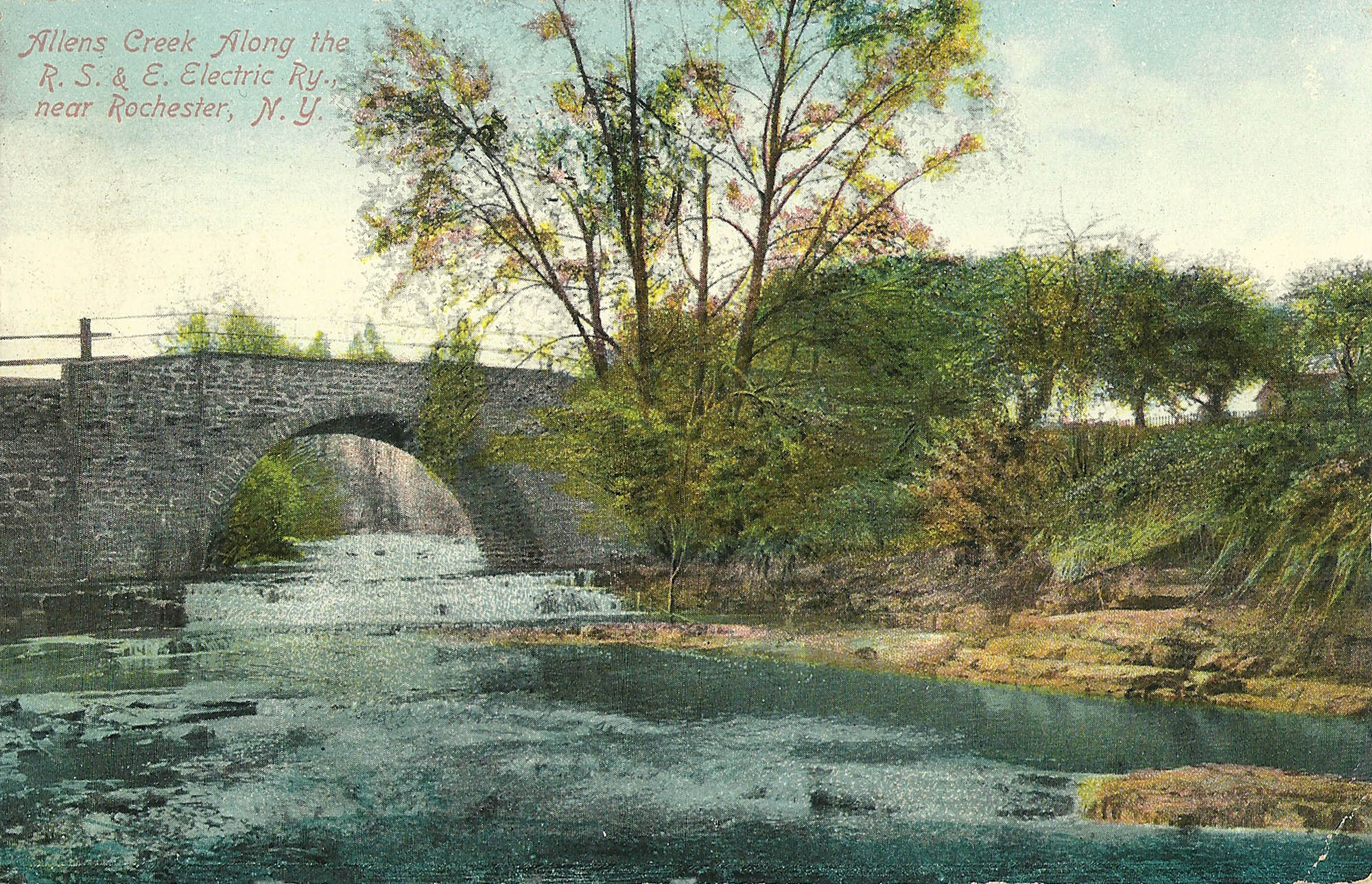 Allen's Creek and R. R. Bridge