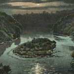 Genesee River - Island (Night)