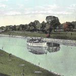 Boat on Erie Canal