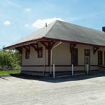 Former RR Station (north view), Spencerport