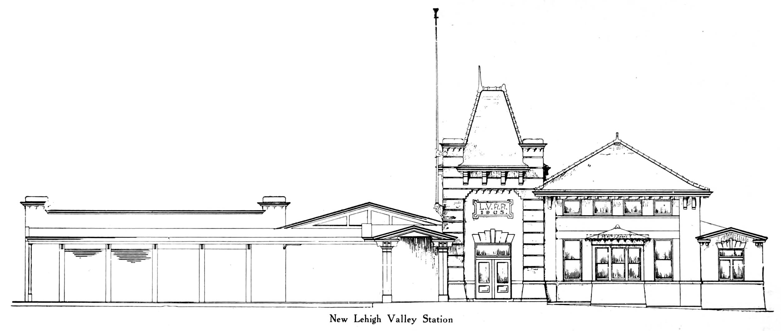 Lehigh Valley Station (drawing)