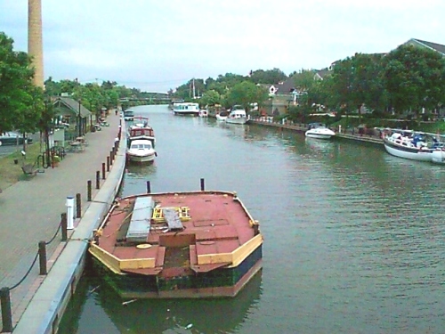 Boats on Canal at Fairport